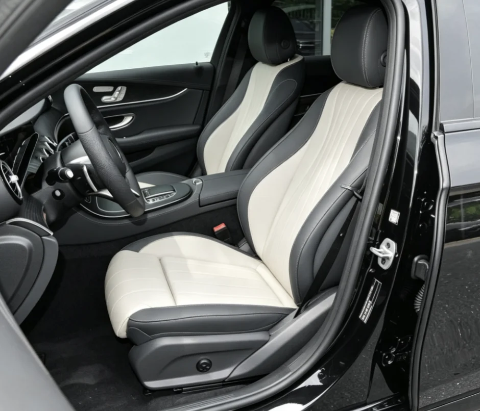 Für W213 2017~2020 Maßgefertigte Autositzbezüge Luxuriöses Nappaleder 100% Passgenau Innenraumzubehör 360 ° Vollständige Abdeckung – Detail 9