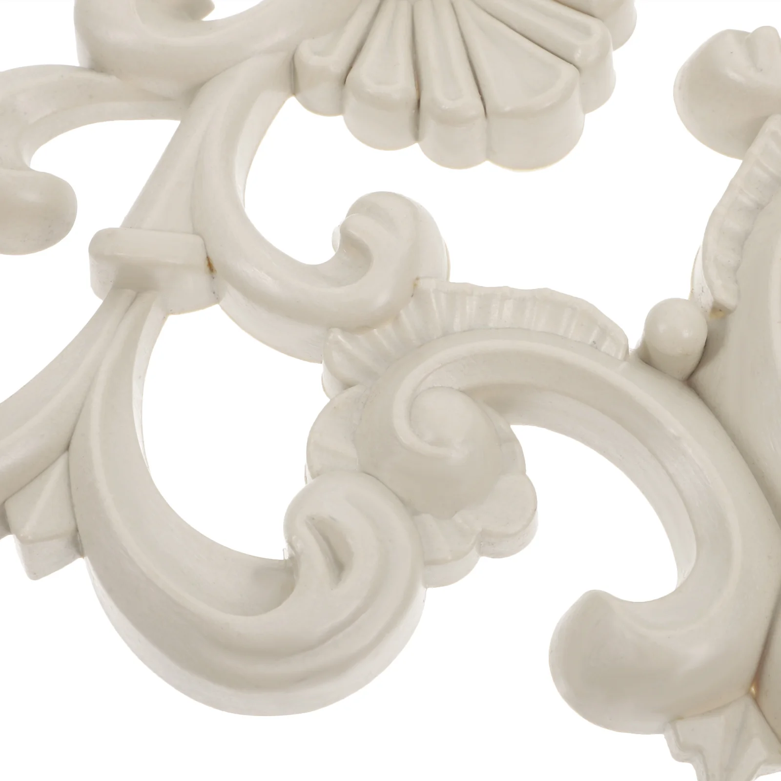 Ornamento onlay con applique di fiori intagliati in PVC per parete, soffitto, porta, decorazione angolare, sfondo del soggiorno, accento decorativo per la casa