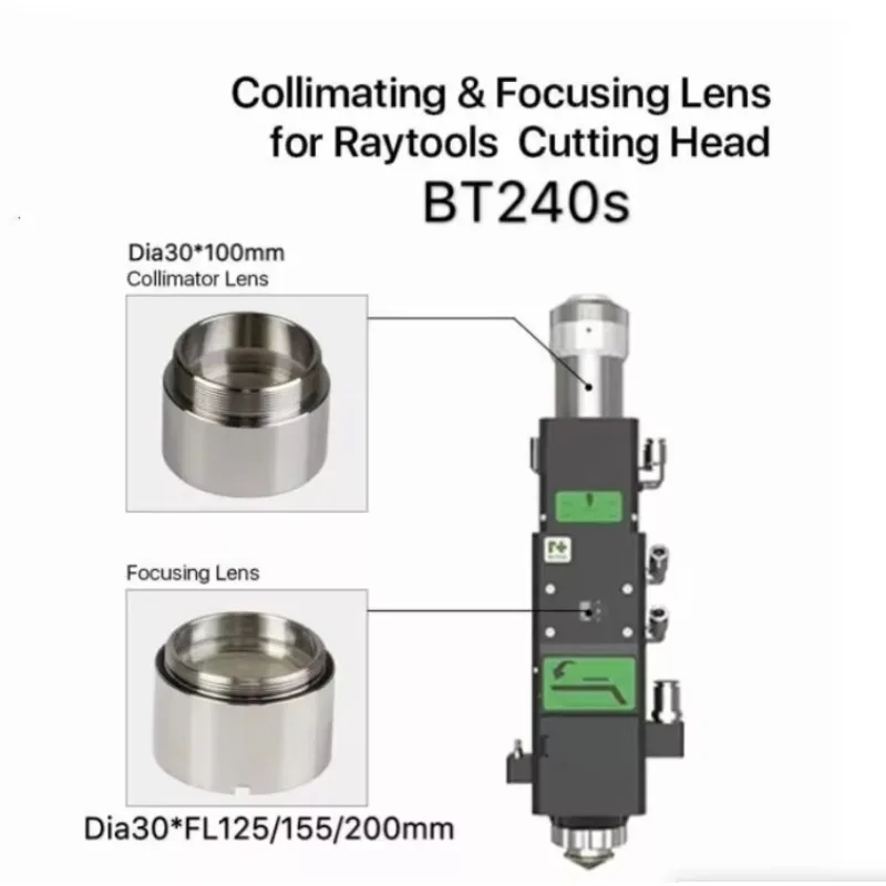 

BM110/111 Focus Lens D30 F100/125/155/200 Fiber Laser Head Holder