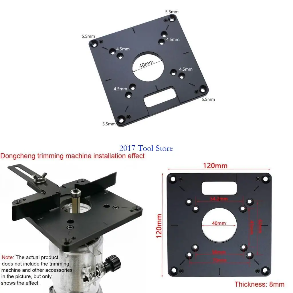 K92A Universal RT0700C جهاز توجيه الجدول ألمنيوم الجدول إدراج لوحة القطع #1