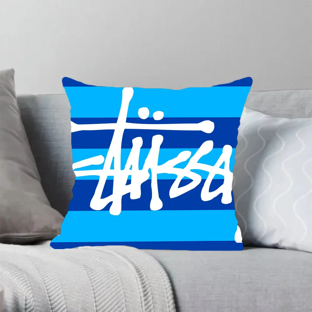 Personalized Gifts S-Stussy Luxury Living Room Decoration 45x45 Cushions Cover Decorative Pillows for Sofa Home and Decoration