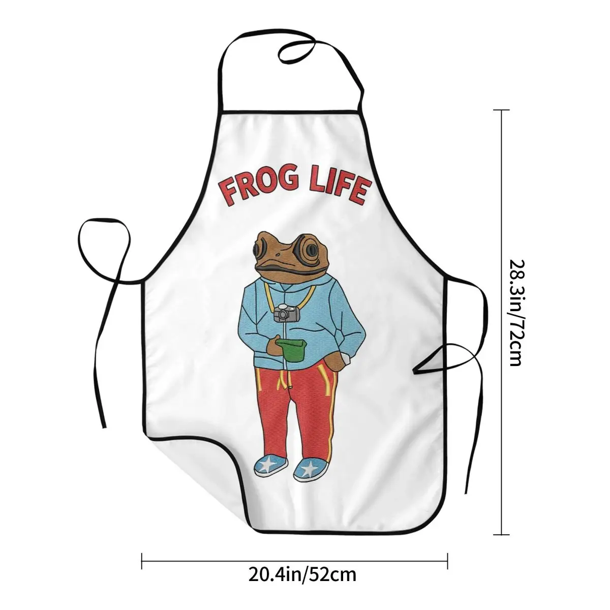 Concho Coqui PR Puerto Rico DTMF Debi Tirar Mas Fotos Apron Chef Cooking Tablier Waterproof Bib Kitchen Cleaning Pinafore