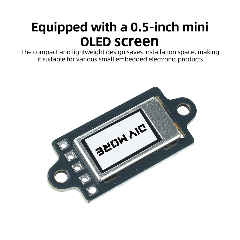 Ultra Small 0.5 Inch OLED Display Module DC 3.3V-5V ST7312 Controller 88×48 Resolution Monochrome Screen For DIY Electronics