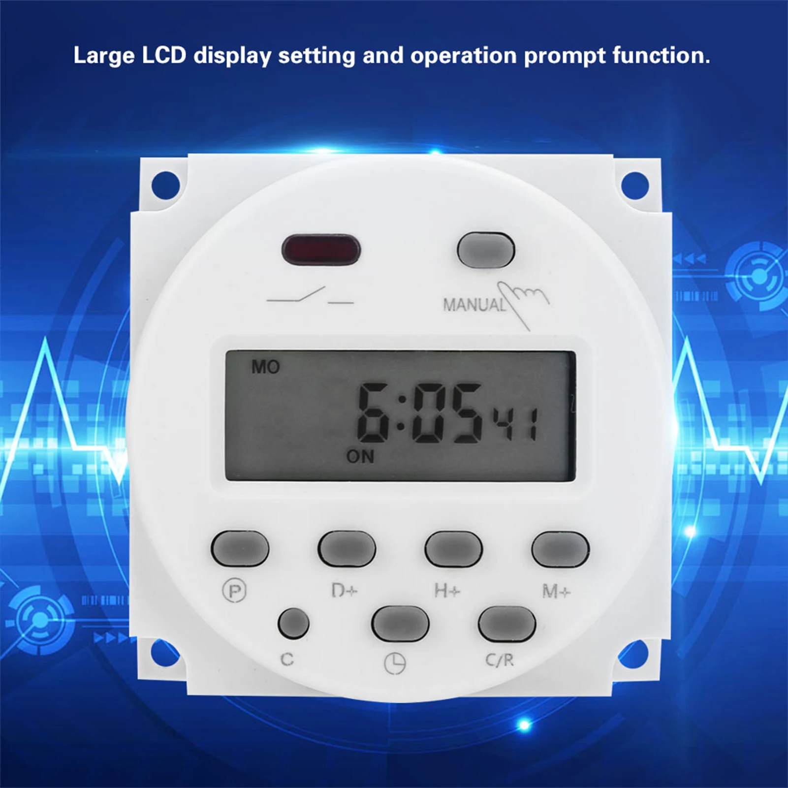 CN101A  12V Mini LCD Digital Microcomputer Control Power Timer  CN101A Time  Digital Time  Time  Relay