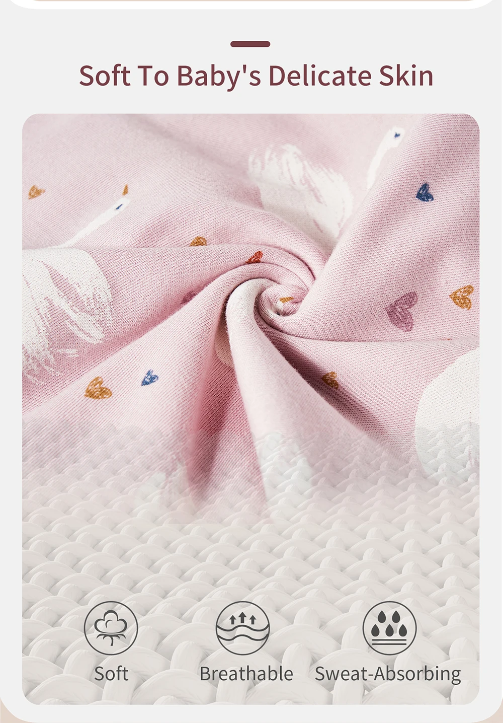 INSULAR 아기 면화 침낭 신생아 충격 방지 Sleepsacks 제기 손 항복 담요 유아 만화 Anti-startle Jump