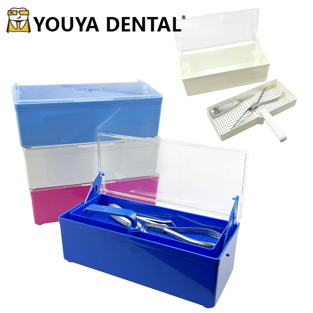 

Dental Instrument Sterilizer Lifting Box Disinfection Burs Tweezers Organization Box Soaking Type Needle Lifting and Disinfectio