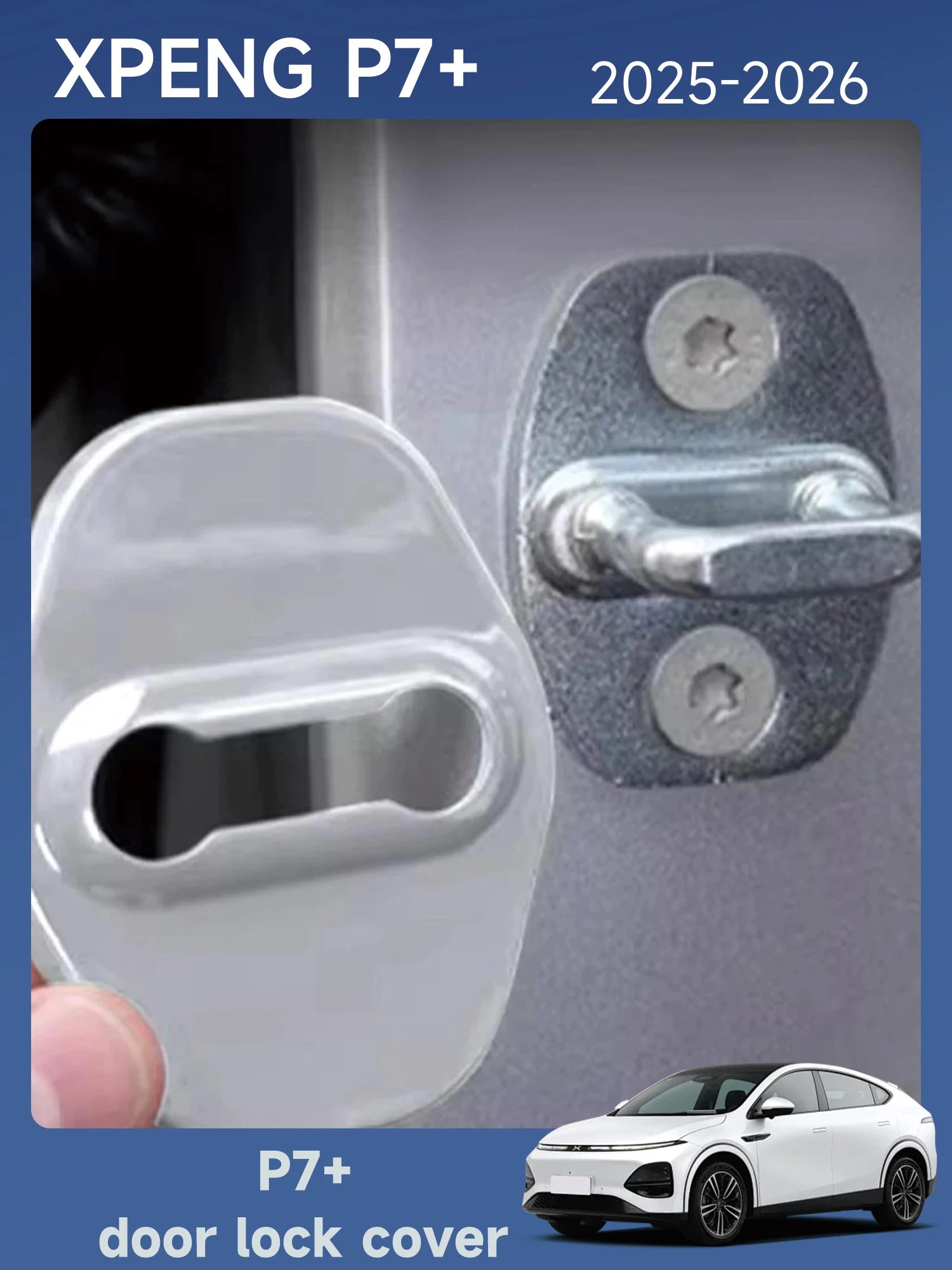[Fast Shipping] XPENG P7+ Car Door Lock Cover - Corrosion and Rust Resistant