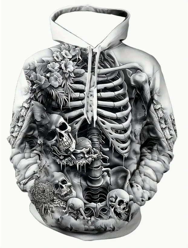 Men's spring and autumn pullover sweatshirts and hoodies are warm, comfortable, fashionable, and easy to wear, new 2025，