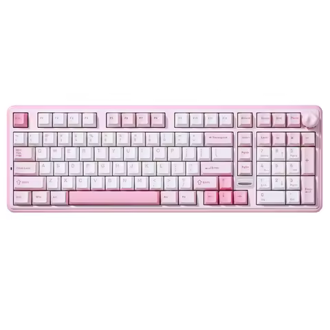 YUNZII B98 PRO QMK/VIA Wireless Mechanical Keyboard, 96% Layout Custom Gaming Keyboard, Hot-Swap Gasket RGB Keyboard for Win/Mac