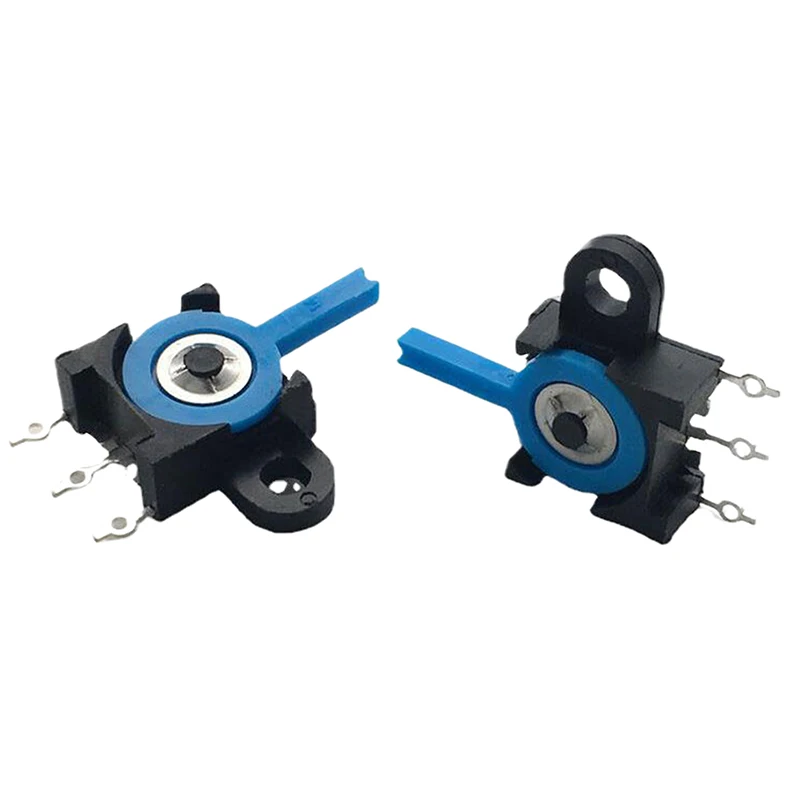 ✰✪10Pcs Soldered Detection Switch KFC-V-213 Three Pin Patch Single Ear Blue Handle Reset Left And Right Shaking Switch