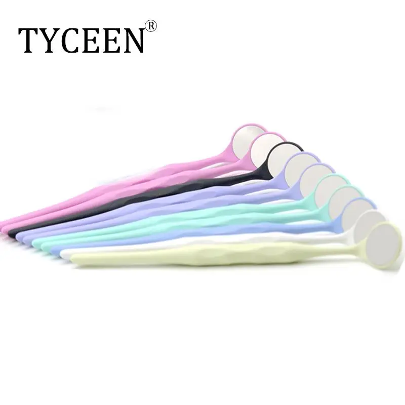 10pcs/box Dental Double sided Mouth Mirrors Disinfectable Premium Front Surface Exam Reflector Oral Mirror Dentistry Instrument