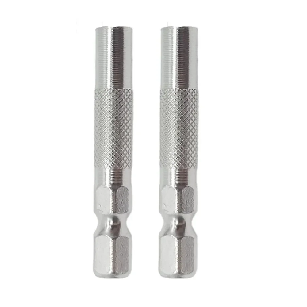 

2pcs Hex Shank 6.35mm Insert Bit Adapter To 4mm Electric Screwdriver Socket Holder Micro Bit Adapter Magnetic Holder Tools