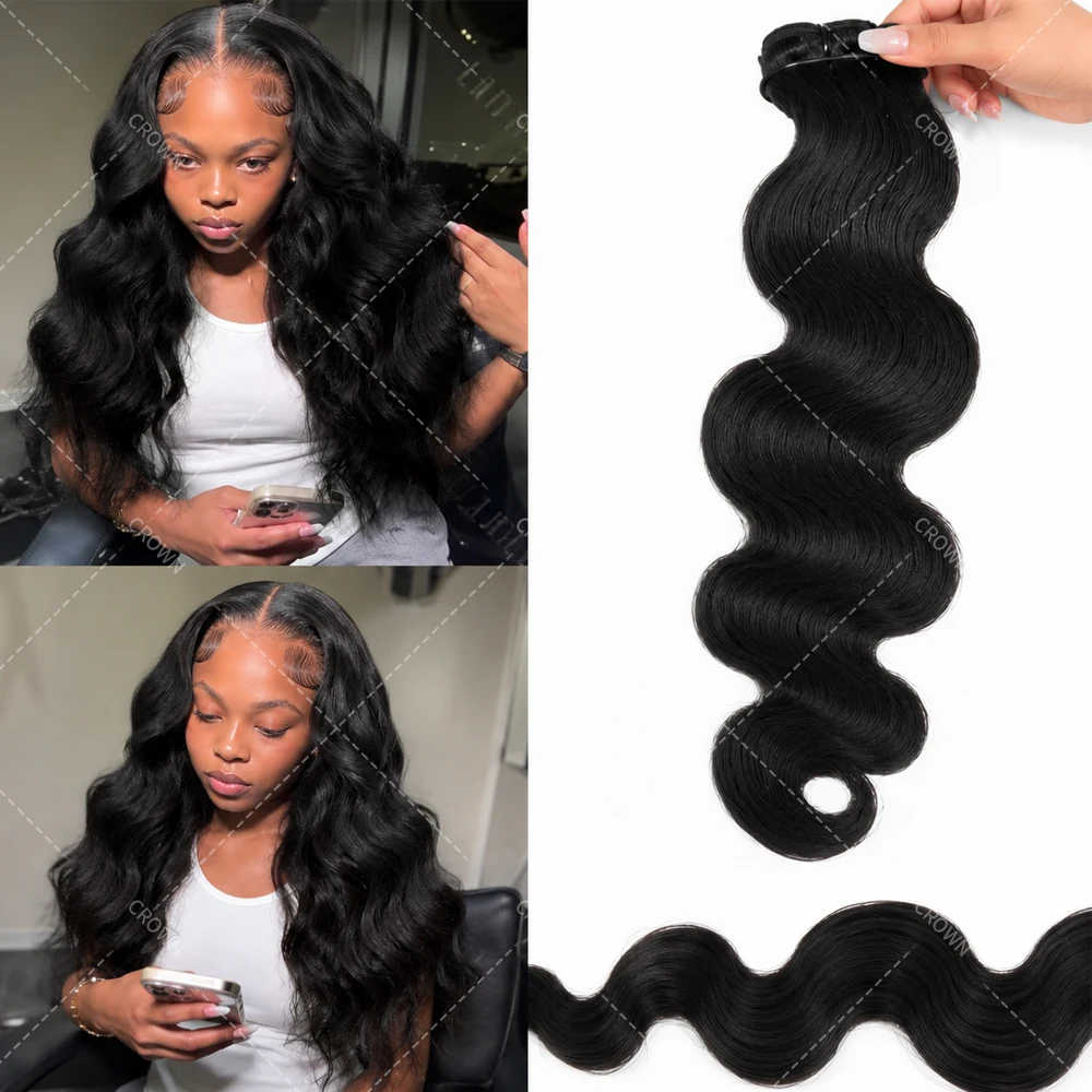 

16A Premium Body Wave Bundles Human Hair Ratio Raw Bundles Human Hair Ultra Thin Weft Retains Silky Soft After Multiple Washes