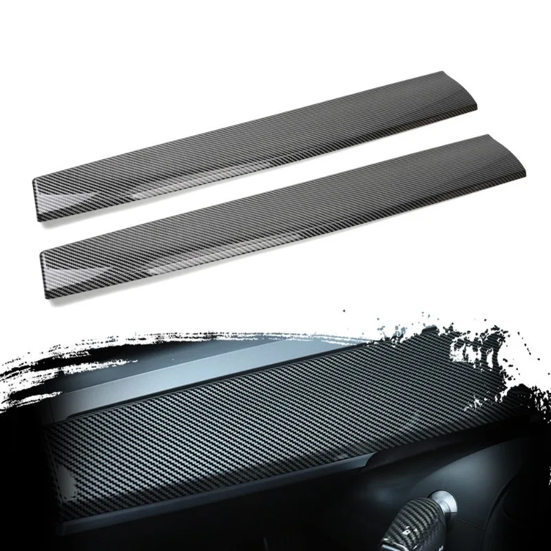 Car modification supplies are suitable for Model3Y center console dashboard decorative board ABS carbon grain board