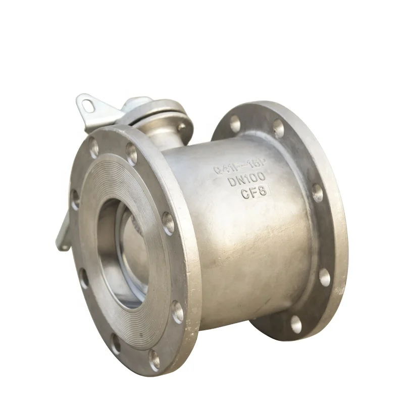 High-standard 4 Inch Round Flange Stainless Steel Ball Valve For Fuel Tank