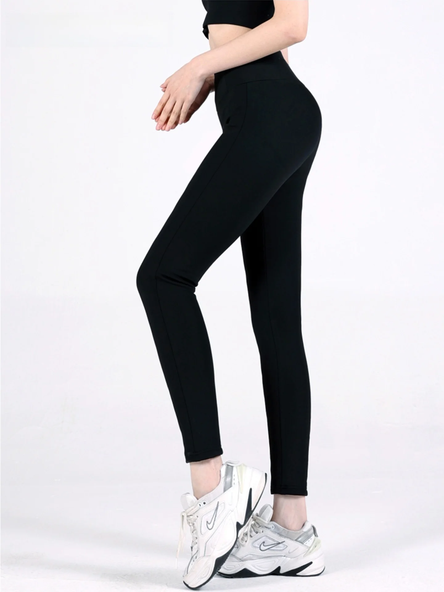 라 샤펠 구스 다운 요가 팬츠 하이 웨이스트 여성용 베이스 레이어 아크 에이프 힙업 겨울 신상품