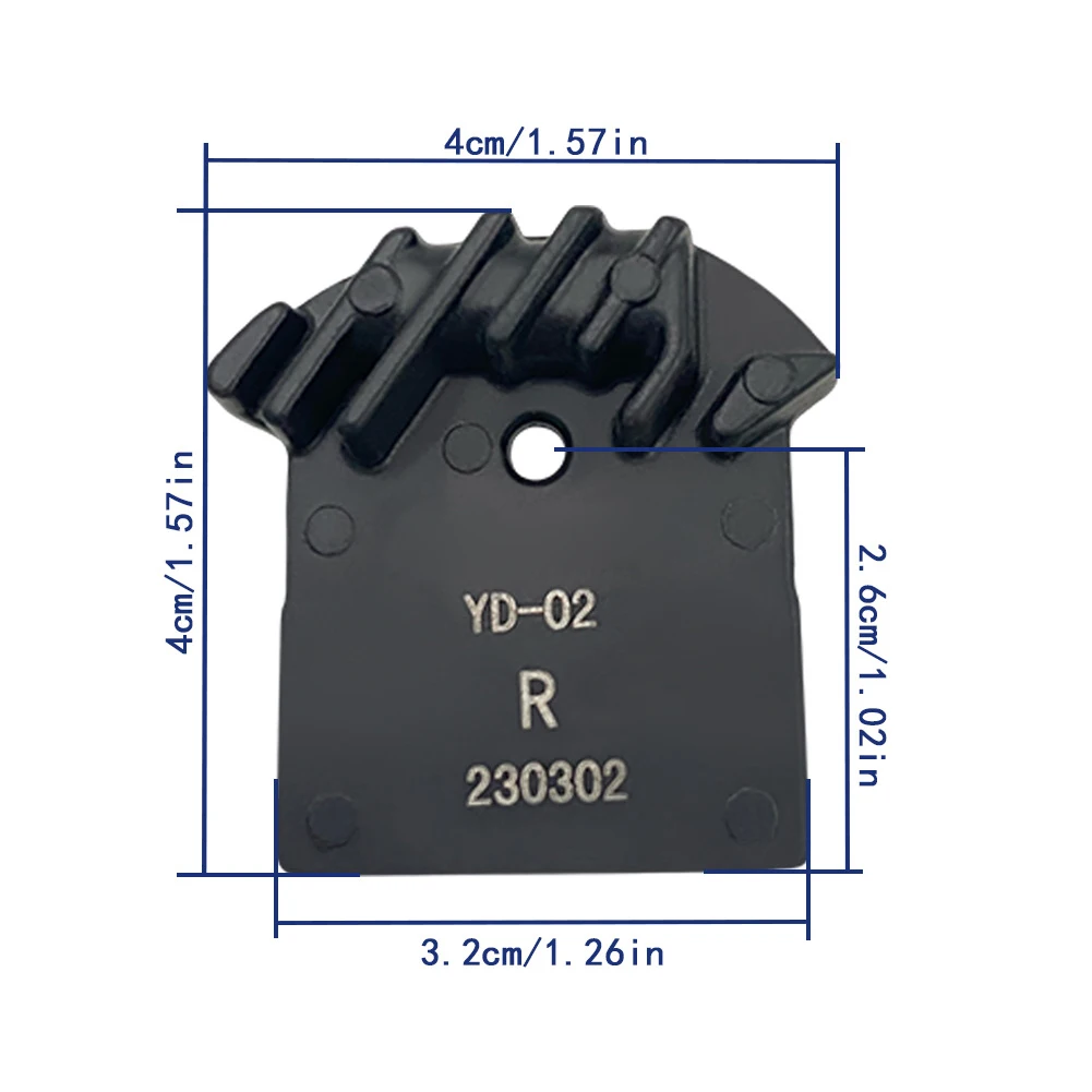 

Semi-Metallic Resin Disc Brake Pads - Heat-Dissipating Bicycle Brake Pads For Mountain Bikes Heat Dissipation Technology
