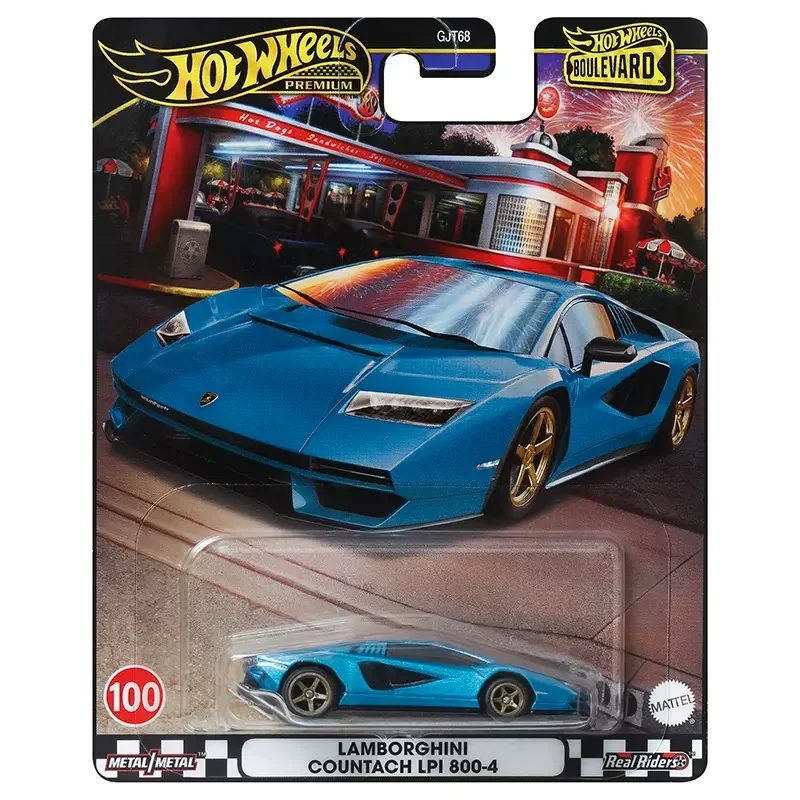 Mattel Hot Wheels 1/64 Boulevard Premium Car Alloy Lamborghini Countach Toyota Fiat Modificado Skyline Diecast Boys Toys Vehicle