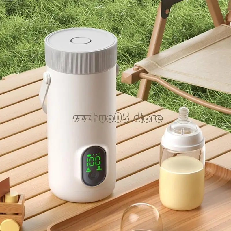 M3GE Travel Kettle Cup Chai cho bé 350ml Thiết kế chống tràn có thể sạc lại