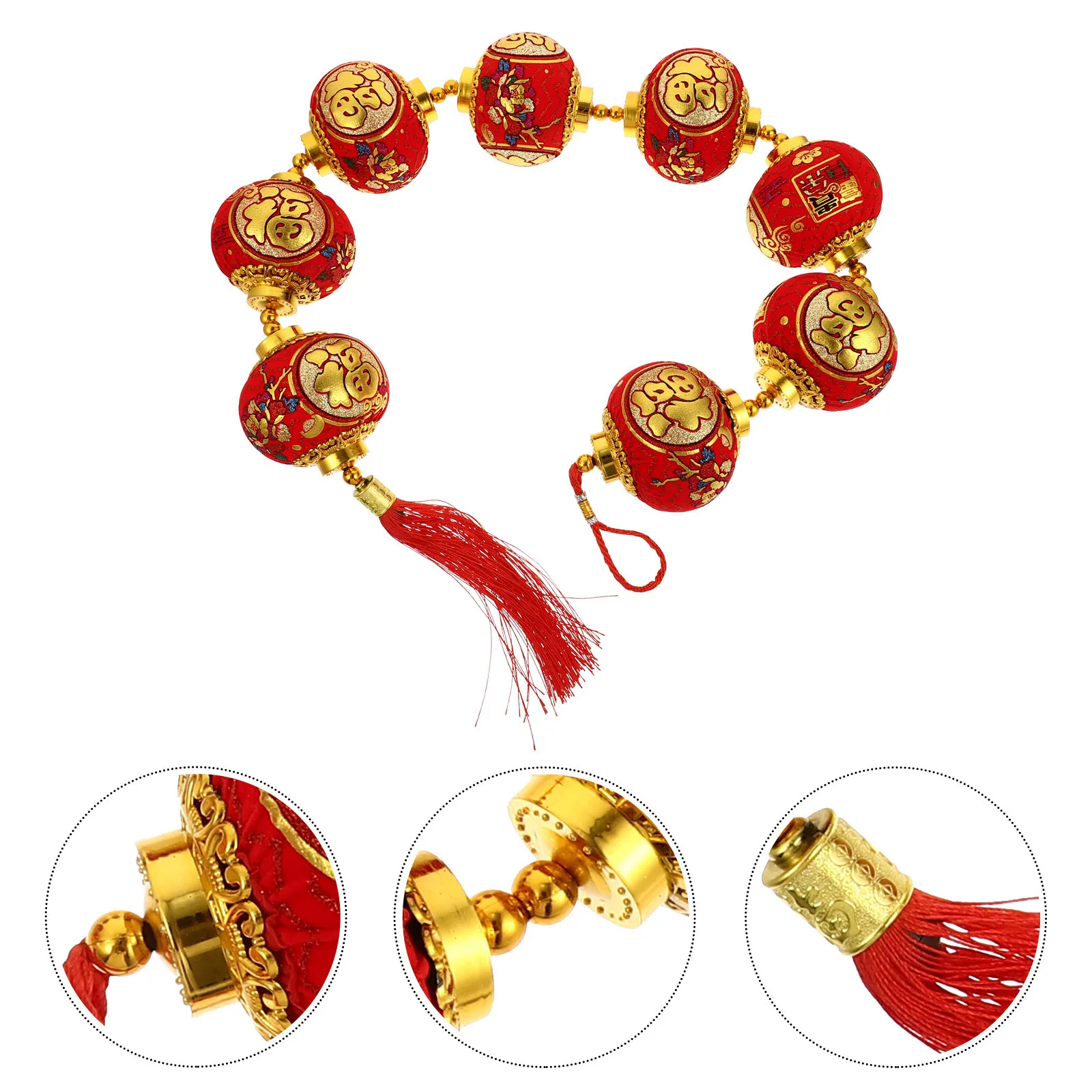 

Small Lantern Pendant Spring Festival Decorative Hanging Adorn For Door Wall Window Garden New Year Lantern Craft