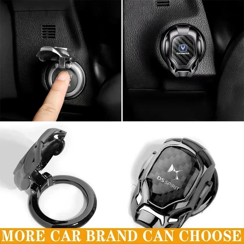 Car One-click Start Protective Cover Interior Button decorations For Seat Leon st FR CUPRA  MK3 MK2 mk1 5f 3 6J 6L Ateca Arona