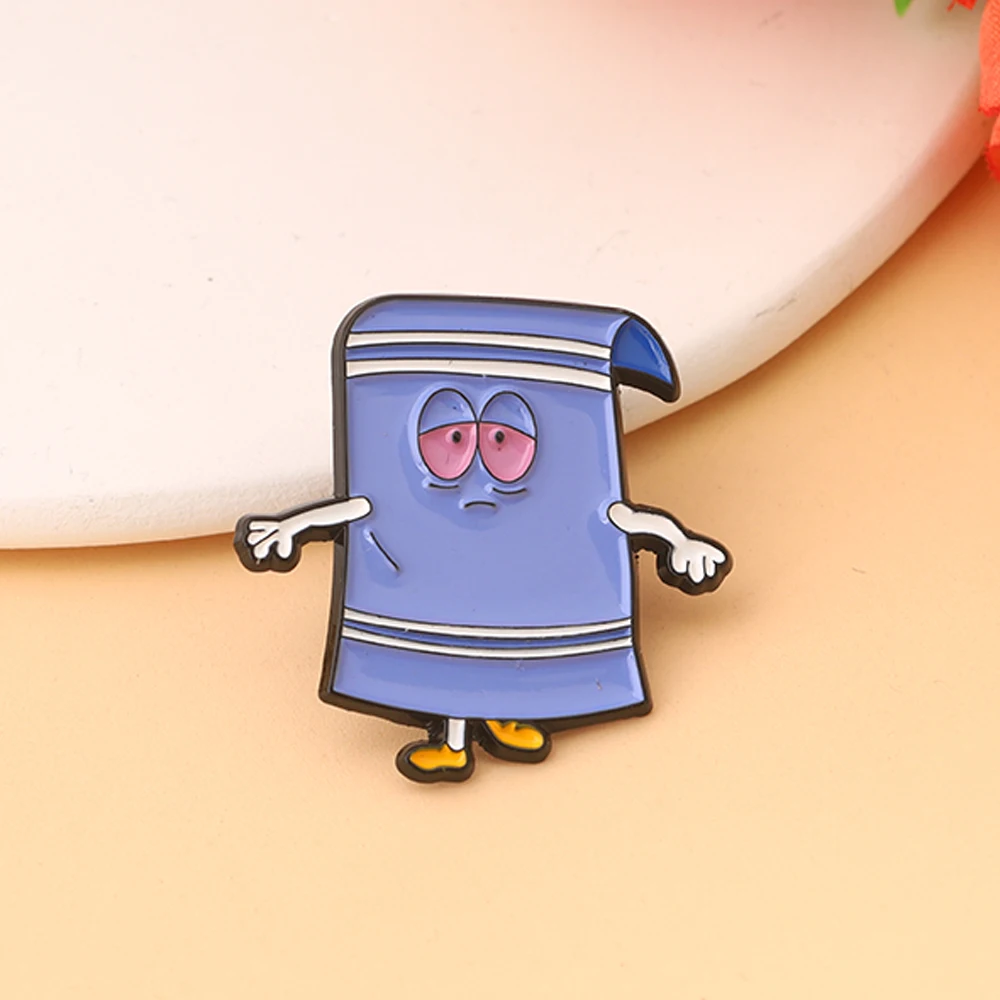 3pcs/set Comedy Anime Magic Towel Toweliie Enamel Pins I Have No Idea What's Going On Brooches Backpack Lapel Badge Gift