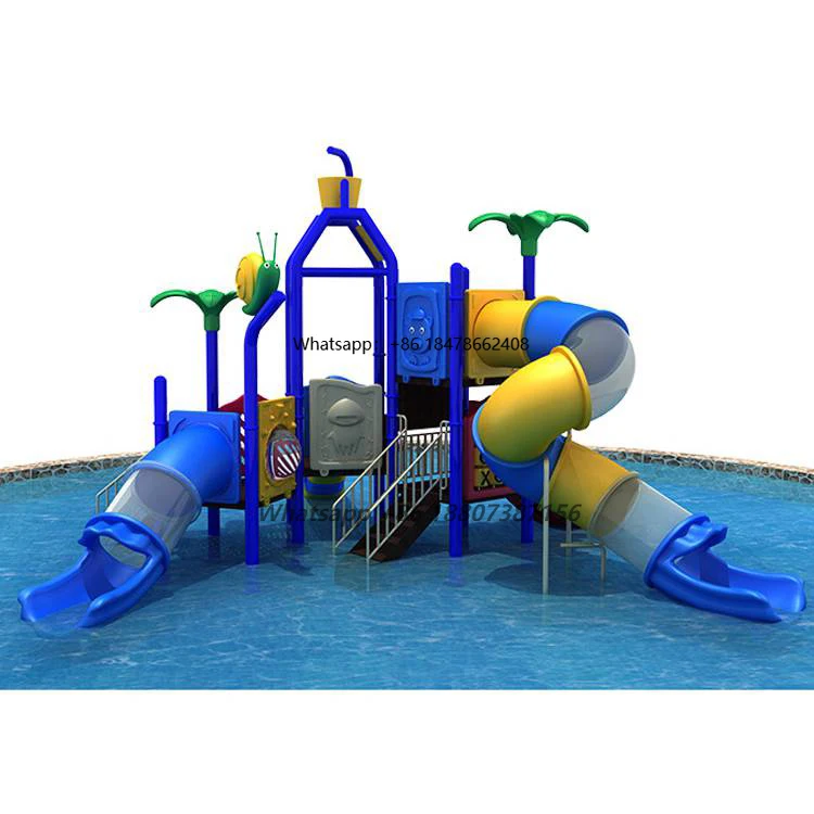 Water Park Equipment Outdoor Swimming Pool Water Slide Playground for Sale