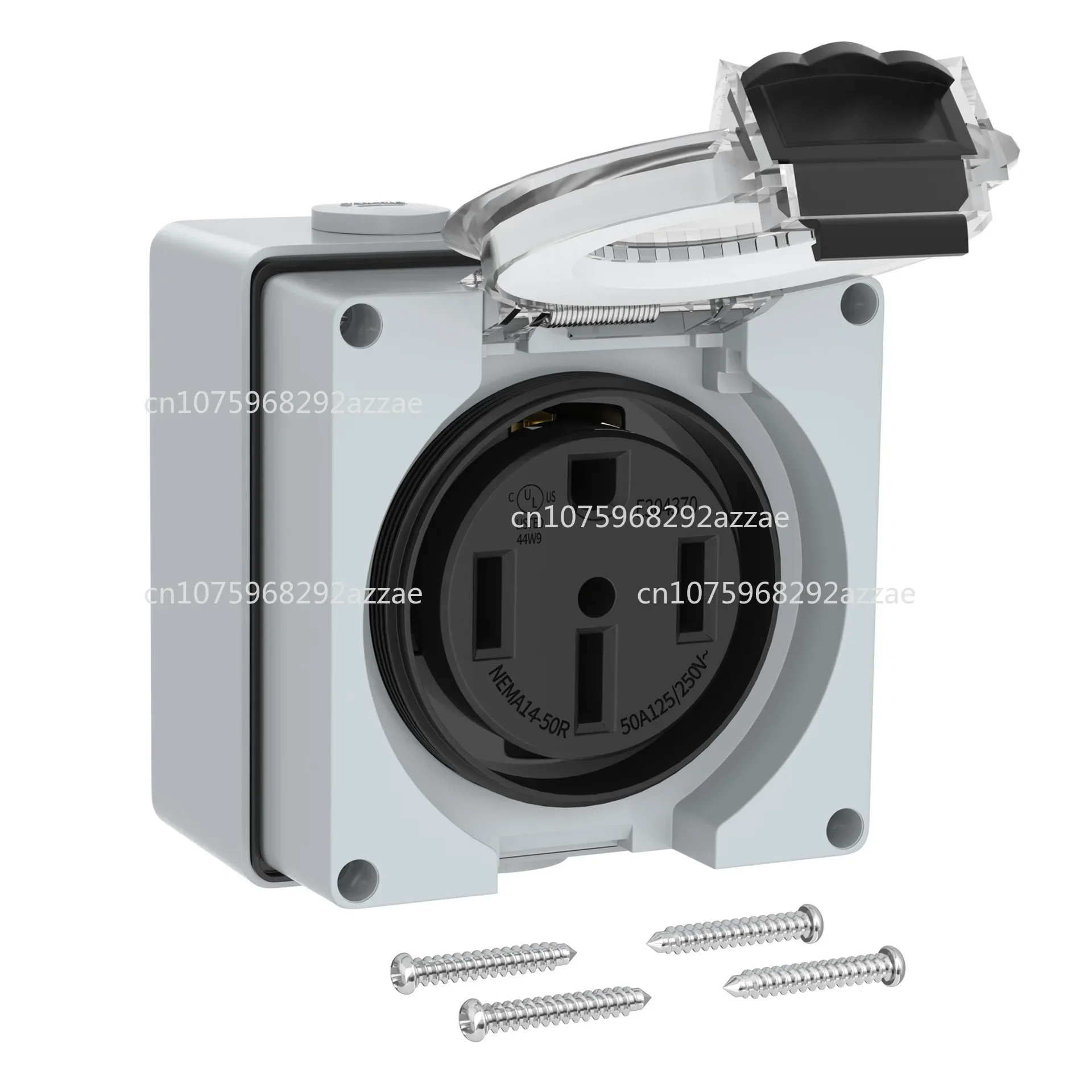 POP-2-50A Hot-selling American-style 50A Waterproof Power Socket 14-50R Car Charging Socket