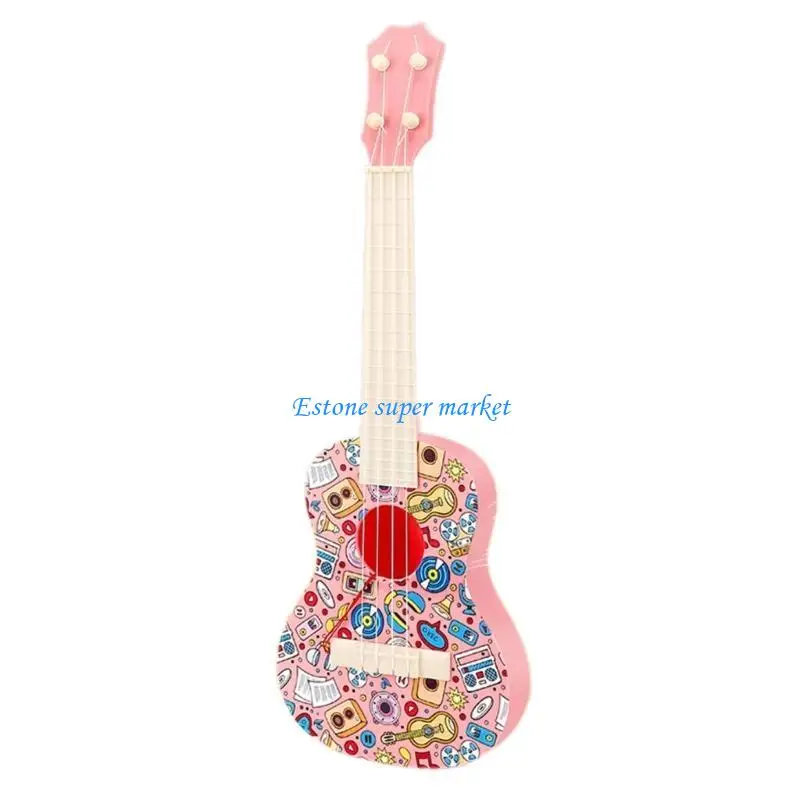 090B Baby Musical Ukulele Toy Colorful Musical Toy Exercise Baby Guitar Toy