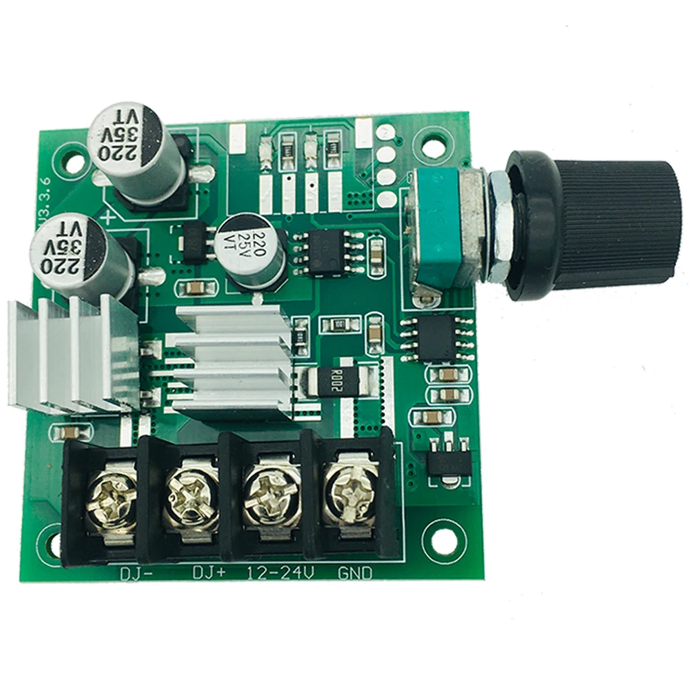 12V - 28V 24V 15A 240W DC Brushed Motor PWM Speed Controller PWM 0~100% Adjustable Drive Module Governor LED Dimming Regulator