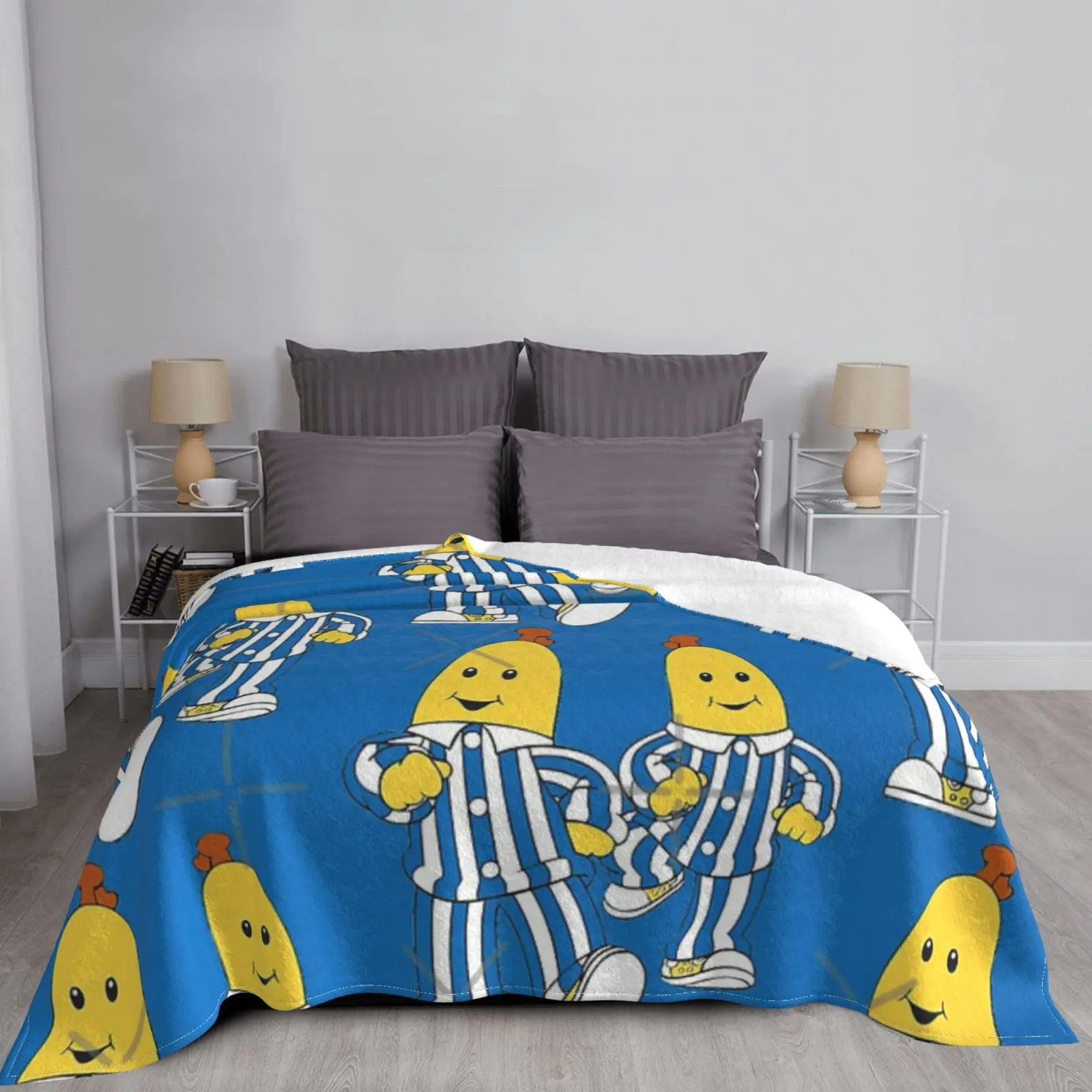 Silly Bananas Pyjamas - They Are For Double Bed Bed Blanket Picnic Outdoor For Kids Bed Set