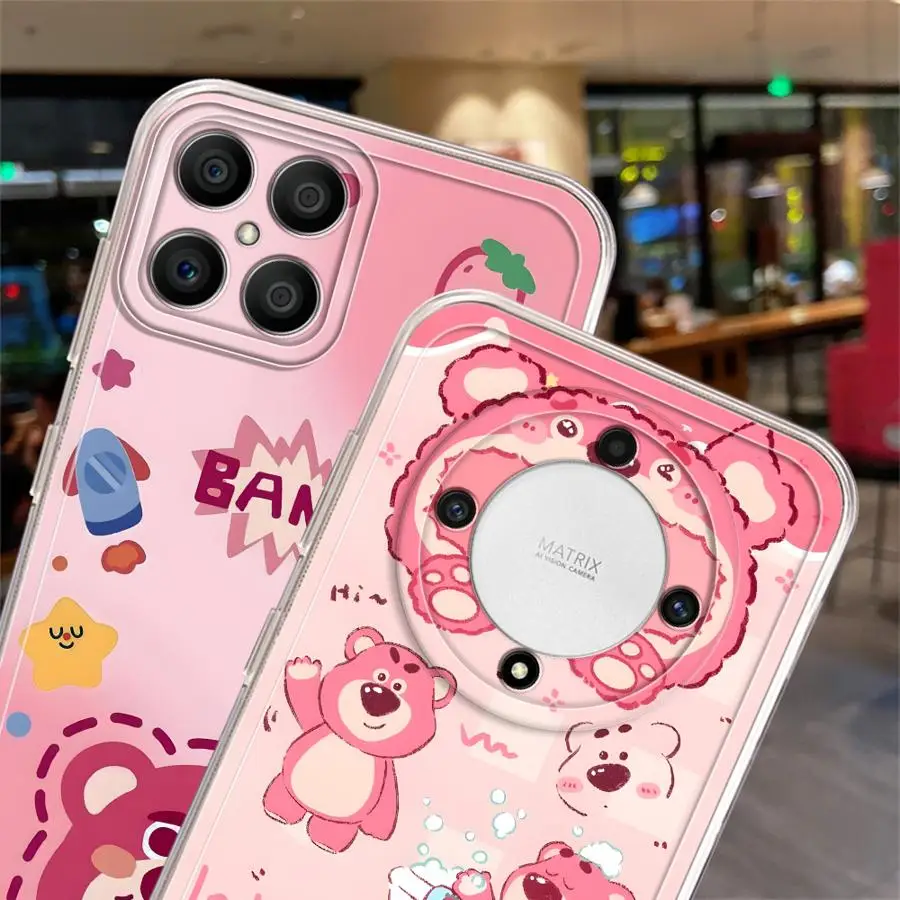 เคสสำหรับ Honor X8b X7b X9a X8a X8 X9b 90 Lite เคสโทรศัพท์แบบนิ่มดิสนีย์ คิวท์ ล็อตโซ