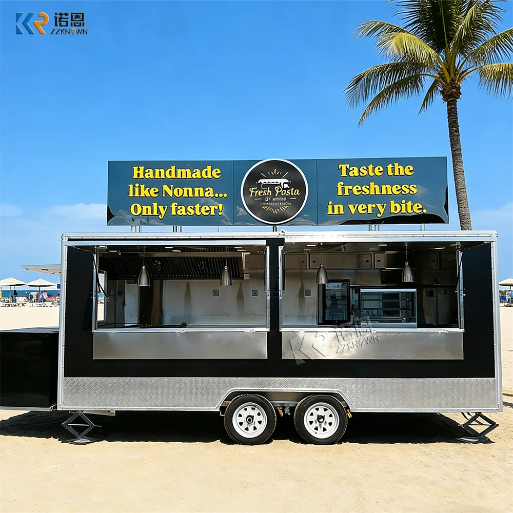

Concession Food Trailer Catering Trailer Snack Pizza Ice Cream Cart Mobile Custom Built Food Truck For Fast Food Service