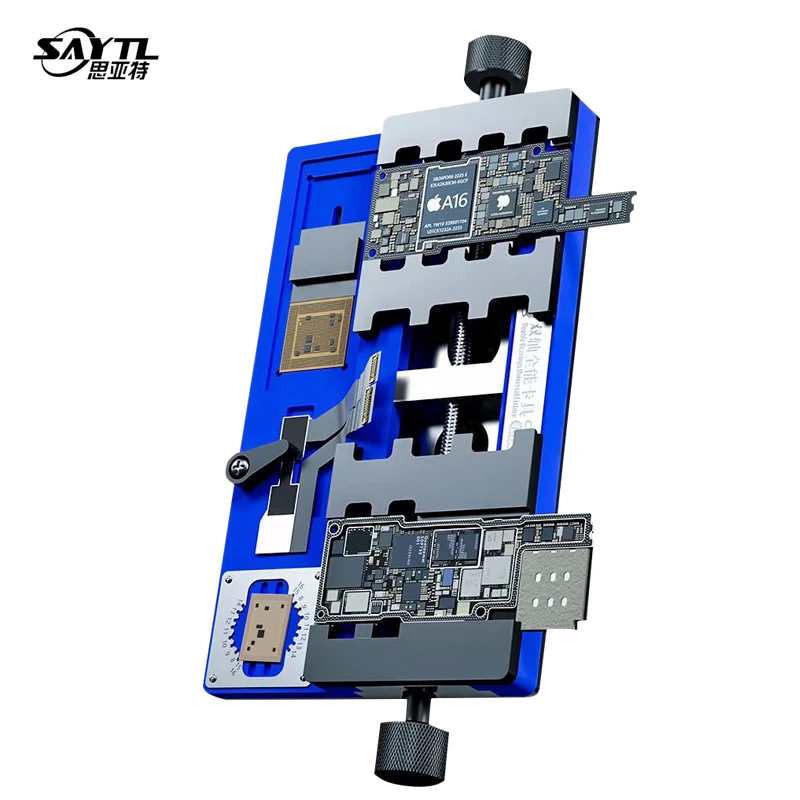 

Mechanic OriFix universal PCB holder Adjustable PCB soldering fixture for mobile phone pcb board repair CPU Glue removal tools