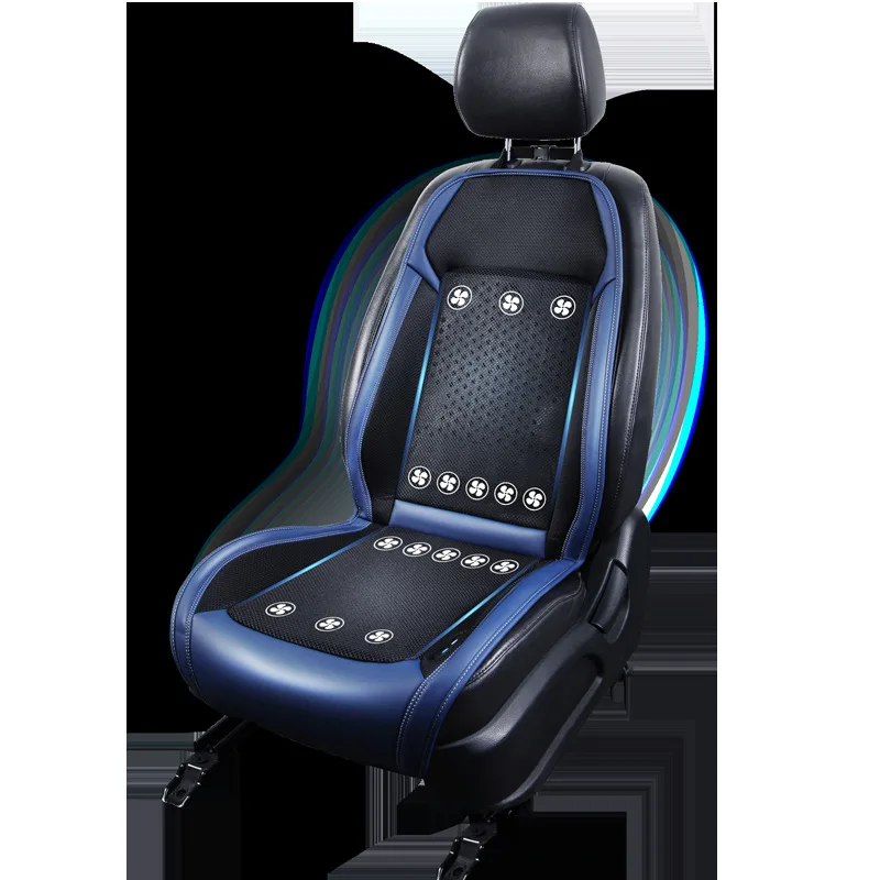 

Летняя автомобильная вентиляционная подушка сиденья, холодильная подушка сиденья, летняя охлаждающая подушка с вентиляцией холодного воздуха, спинка грузовика с вентилятором