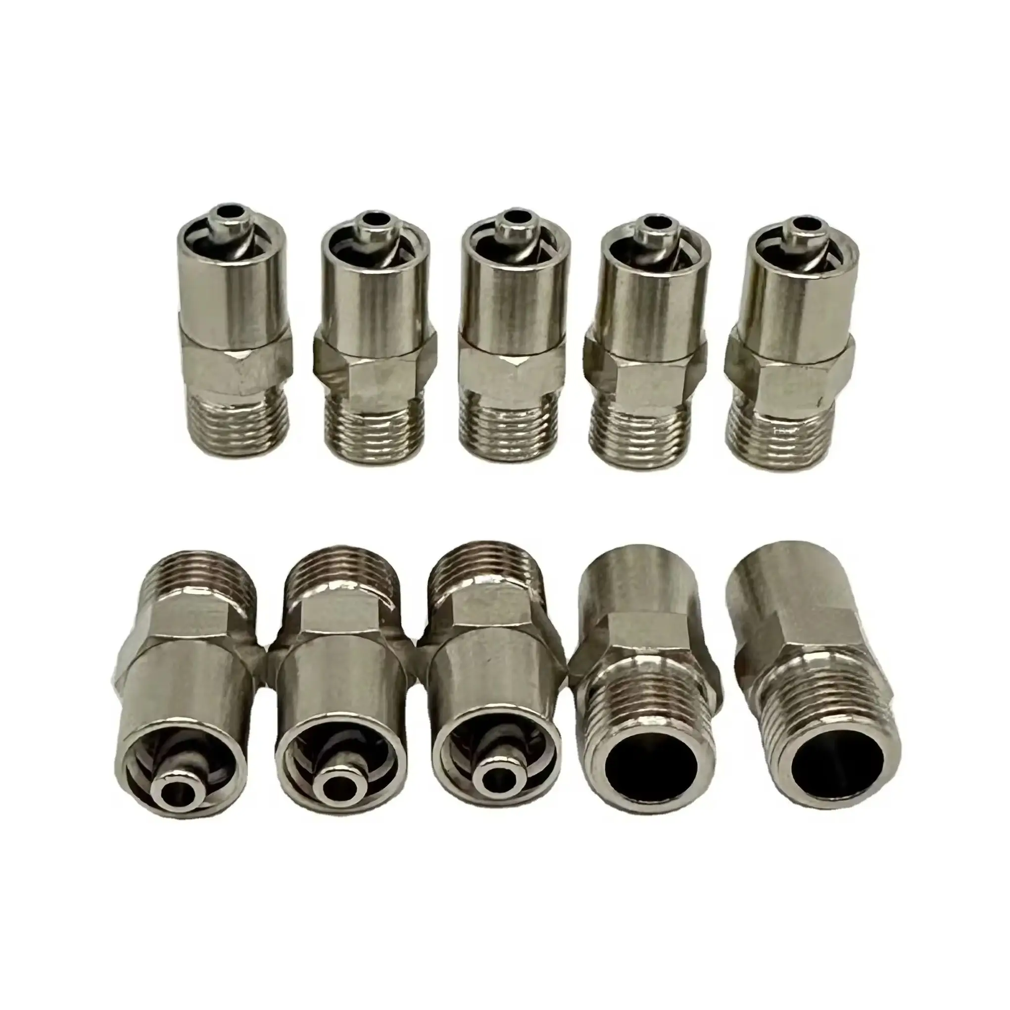 Dispensing Valve Adapter G1/8, G1/4, M10 * 1, M12 * 1, Screw Thread Quick Tighten Luer Joint, Pneumatic Fitting Connector