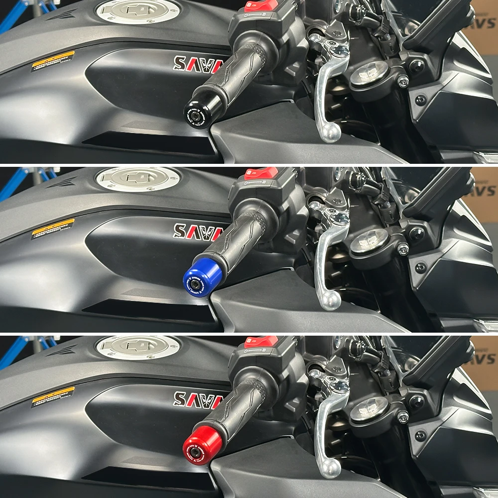Handle Bar End Cap Sliders For YAMAHA YZF R6 R7 R9 R1 R1M R1S YZFR1 YZFR6 YZFR7 Motorcycle Handlebar Grips End Weights Plugs