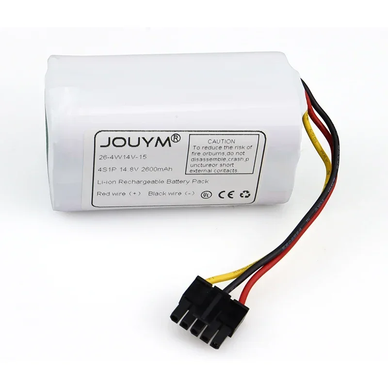 14.4V Vacuum Cleaner Battery 2600mAh Replacement Lithium-ion Battery For Xiaomi Mi Robot Vacuum-Mop