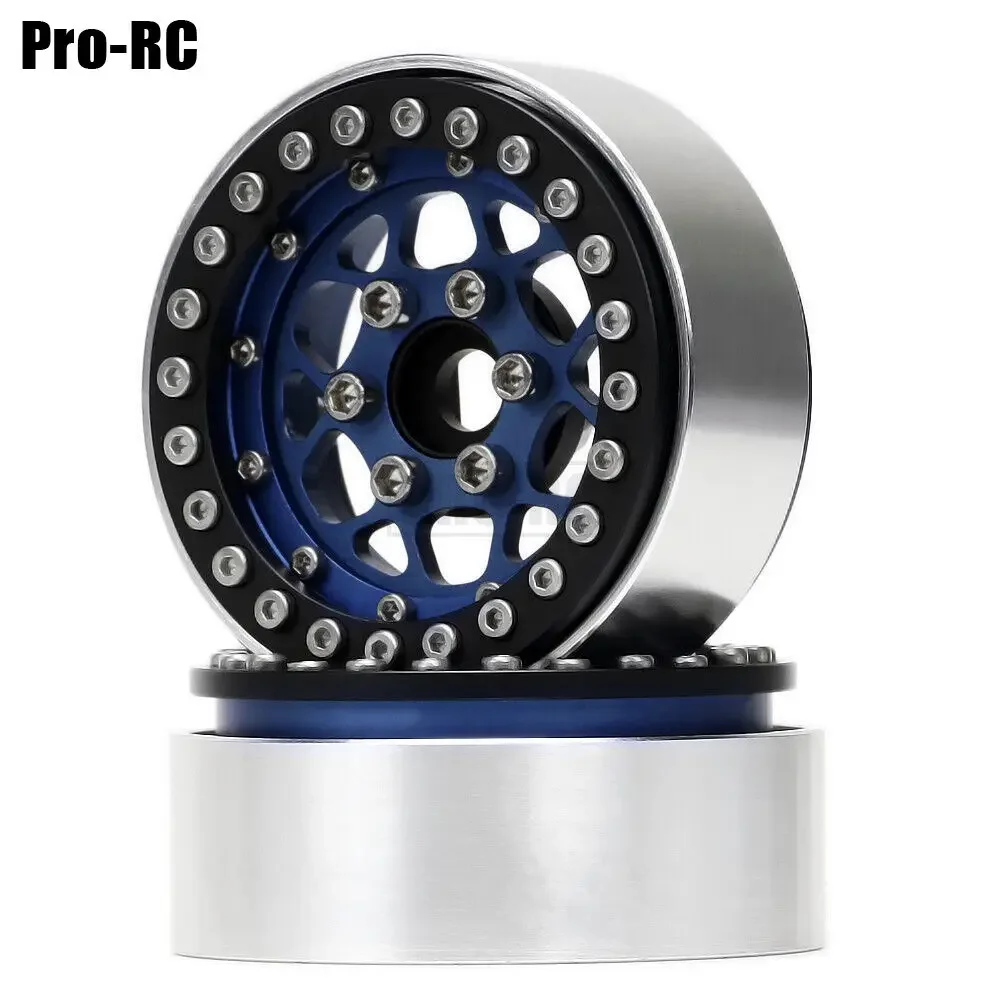4 Stuks Aluminium 1.9 "Beadlock Velg Hub voor RC Auto 1/10 TRX4 Axiale SCX10 II 90046 AXI03007 Upgrade onderdelen