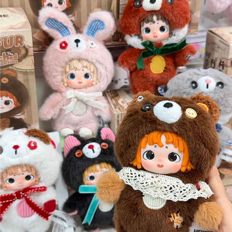 

Коллекционная виниловая фигурка FurFur из серии «Время снов» в закрытой упаковке, милый брелок-кукла FurFur, подарочная коробка-сюрприз