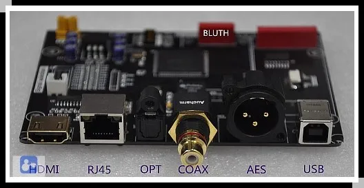 Multiple Signal Inputs Audio Fiber Optic Coaxial AES HDMI USB Bluetooth RJ45 PCM DSD