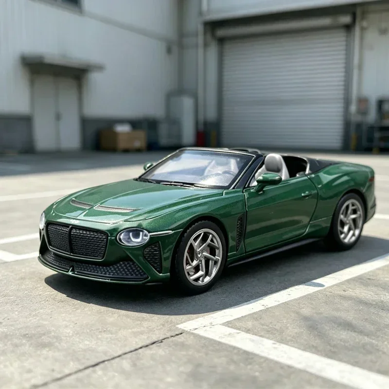 Licensed 1:32 Mulliner Bacalar Convertible Supercar Alloy Car Model Pull‑Back Metal Toy Vehicle Collection Miniature Voiture