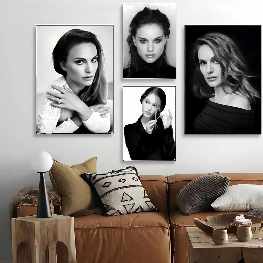 N-Natalie Portman Intellectual_Talent Poster HD Decorative Wall Art for Living Room Bedroom Café Stylish Home Décor Gift
