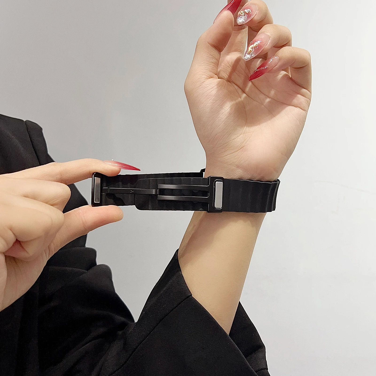 Cinturino in silicone oceano 22mm 20mm per Samsung Galaxy Watch 7 6 5 4 40mm/44mm cinturino magnetico per Galaxy Watch 6 Classic 43mm 47mm