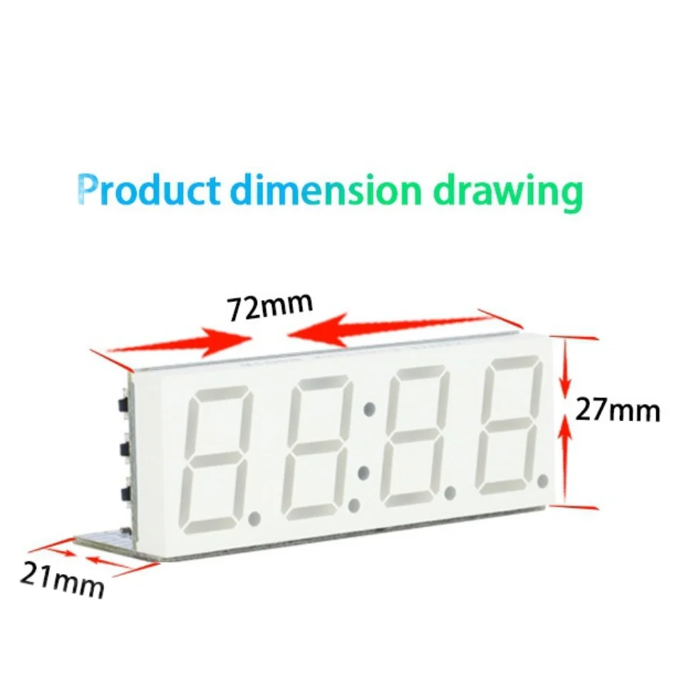 WiFi timing clock module   Bluetooth audio player automatic clock DIY digital electronic clock wireless network timing