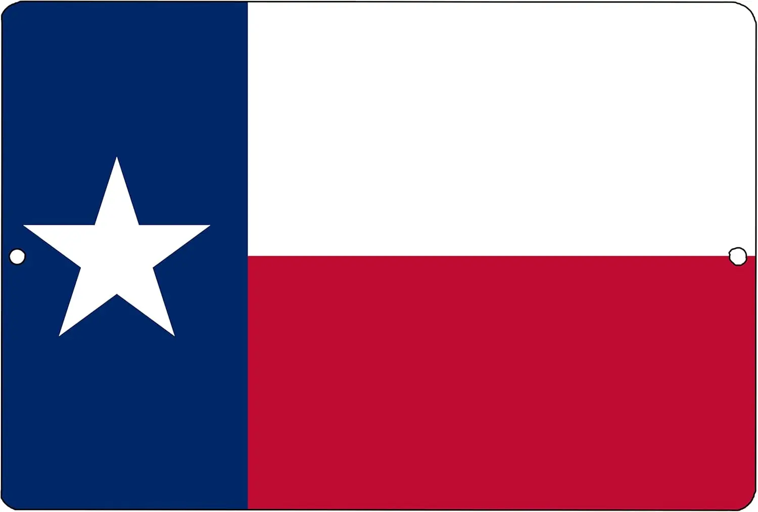 Rogue River Tactical Texas State Flag Metal Tin Sign Wall Decor Man Cave Bar Texans Lone Star