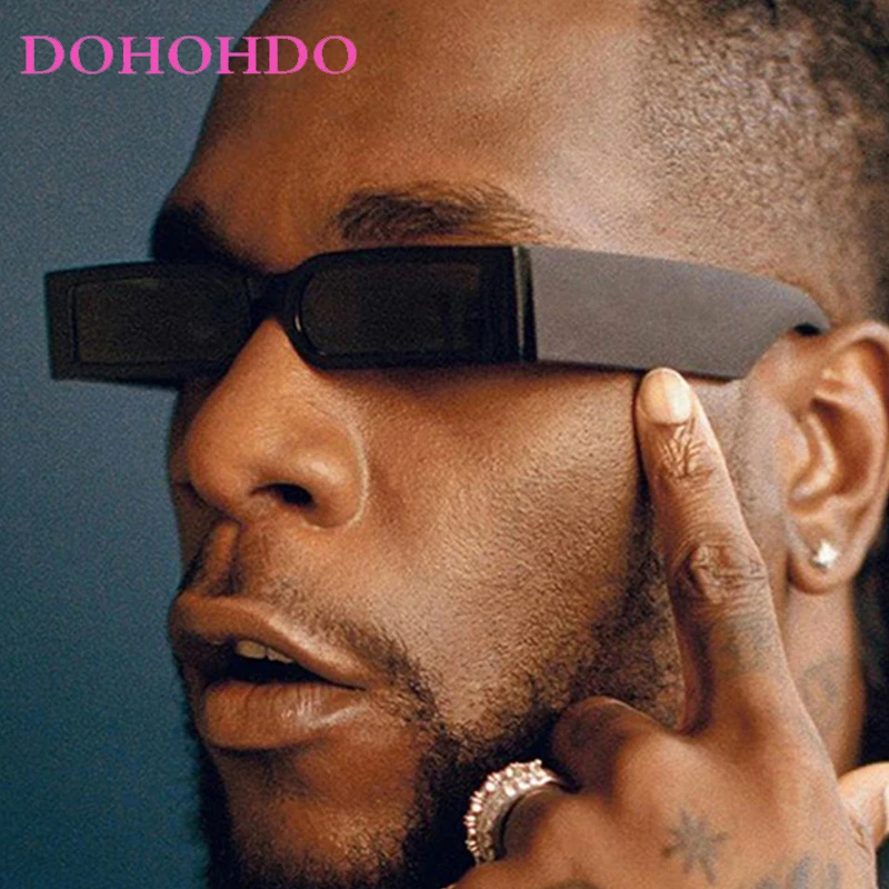 

Vintage Luxury Small Frame Rectangle Sunglasses For Men Women Fashion Brand Designer Personality Travel Driving Sunglasses UV400