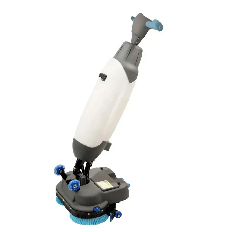 CleanHorse High Quality Commercial Compact Hand Held Walk-behind Double Disc Floor Scrubber