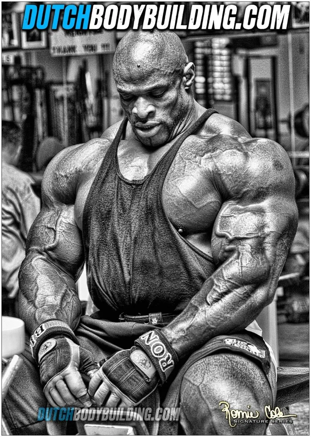 Ronnie Coleman Bodybuilding Muscle Print Art Canvas Poster For Living Room Decoration Home Wall Decor Picture