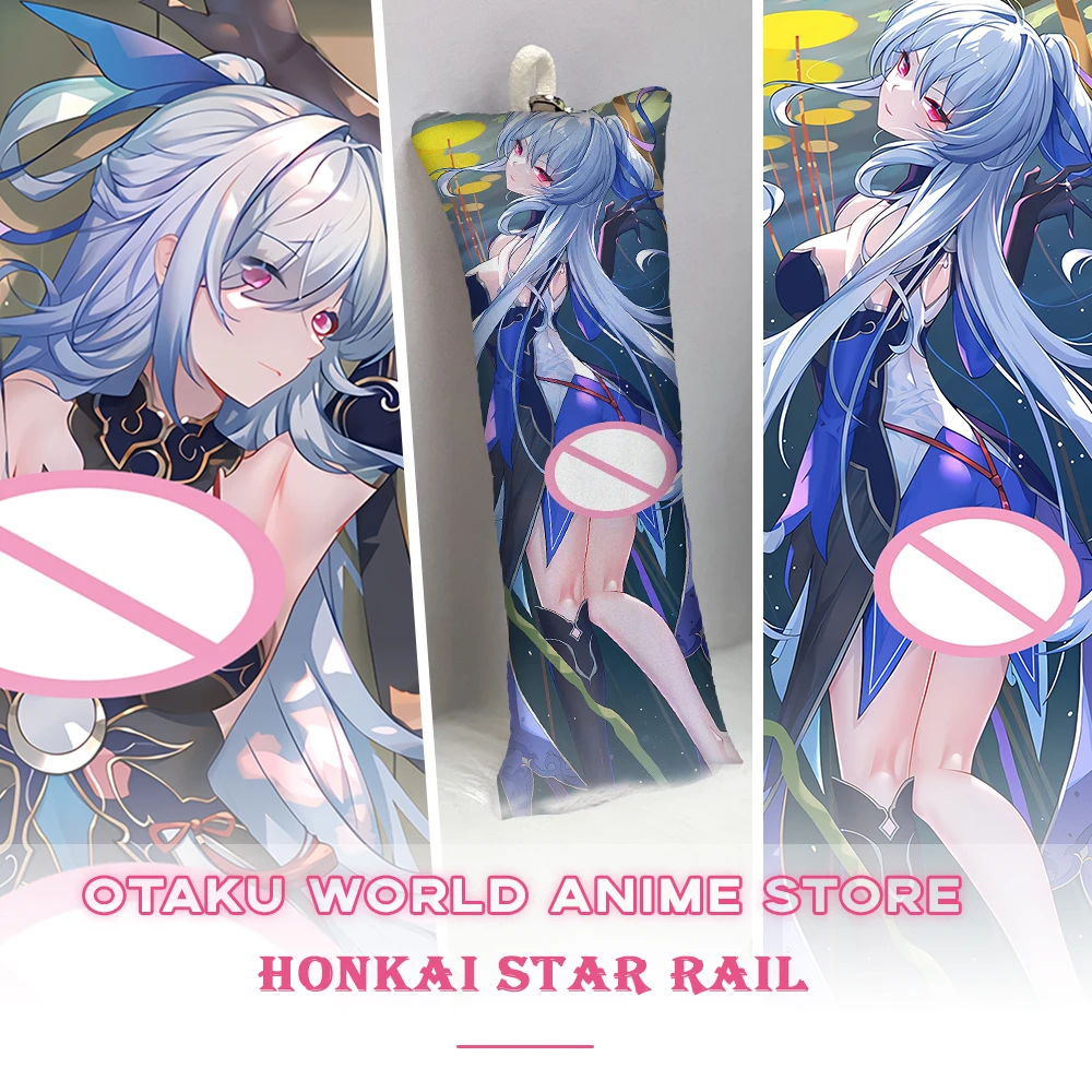 

Honkai Star Rail Dakimakura Аниме Otaku 2-сторонний принт Waifu Декор Симпатичные обнимающие тело подушки искусственная Сексуальная Подушка Наволочка